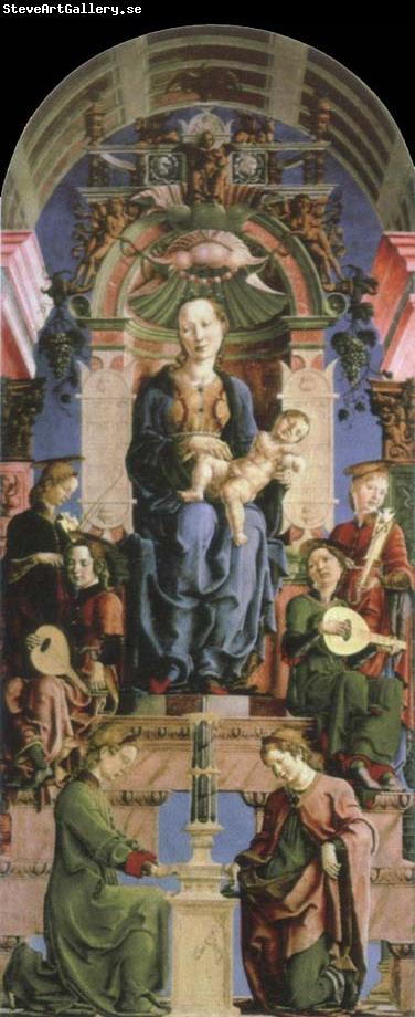 Cosimo Tura virgin and child enthroned